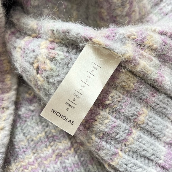 NICHOLAS Maliya Marled Alpaca Blend Sweater Size Small - Picture 9 of 14